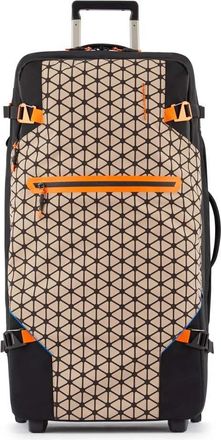 Piquadro Grote Stoffen Trolleytas - unisex - Grote koffers - Beige - ONE Size - Polyester - Koffers