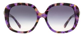 Coach HC8292 C-Hinge Butterfly Sunglasses - Purple