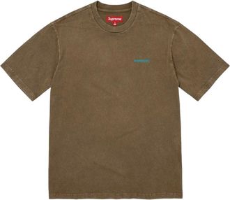 SUPREME FW26 Washed S/S T-Shirt Olive Brown SUP-FW26-094-BRN