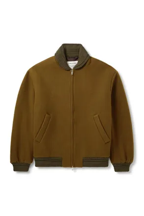 A Kind Of Guise Bajar Virgin Wool and Cashmere-Blend Bomber Jacket
