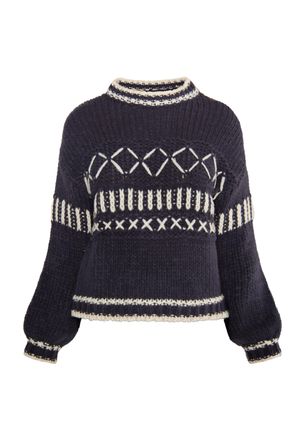 Izia Jumper Dames Antraciet cr&egrave;me