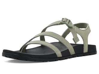 Chaco Lowdown Strappy Womens Sandals White Sage : 11 B - Medium, Leather