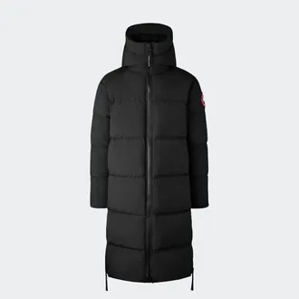 Canada Goose Lawrence Long Puffer (Men, Black, XS)