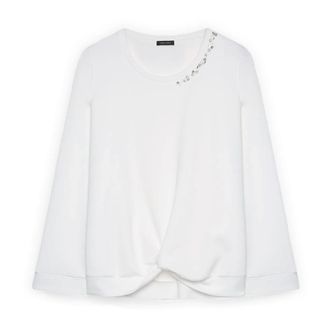 Fiorella Rubino Mujer, Sudaderas, Blanco, Talla: M