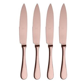 Mepra Steak Knife Set - 4 Pieces in Ice Bronze at Nordstrom