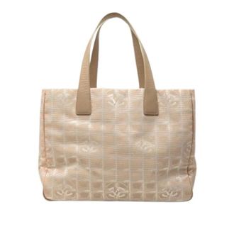 Chanel Borsa Tote Pre-owned in Nylon - - Pre-owned - Donna - Beige - ONE SIZE