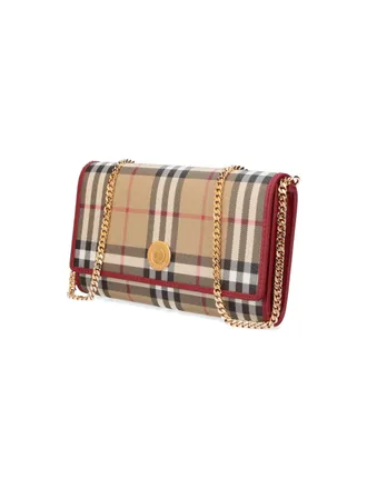 Burberry Womens Wallets Beige Polyurethane