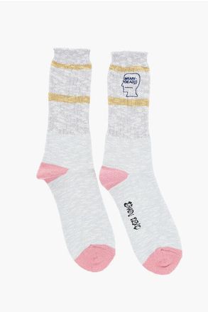 Brain Dead Cotton Blend GIMME5 Socks size Unica