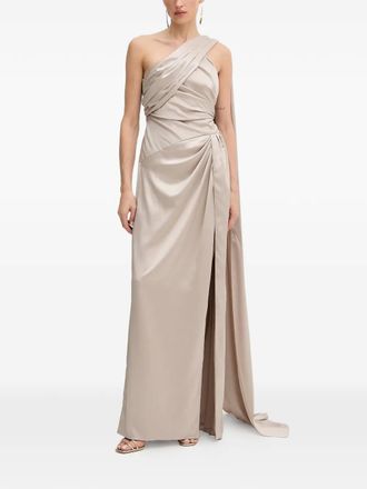 Marciano Gedrapeerde jurk - Beige