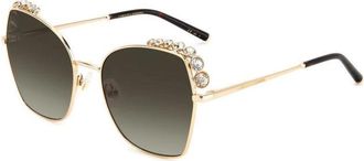 Carolina Herrera Stijlvolle Zonnebril - Dames - Zonnebrillen - Roze - 59 MM - Accessoires
