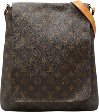 Louis Vuitton Pre-owned Cross Body Bags, female, Brown, Size: ONE SIZE Pre-owned Musette Monogram Shoulder Bag