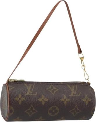 Louis Vuitton Pre-owned Mini Bags, female, Brown, Size: ONE SIZE Pre-owned Monogram Canvas Pouch