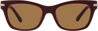 Ferragamo Ferragamo Brown Cat Eye Ladies Sunglasses SF2019SLB 601 54