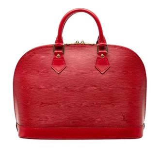 Louis Vuitton Pre-owned Handbags, female, Red, Size: ONE SIZE Pre-owned Alma PM