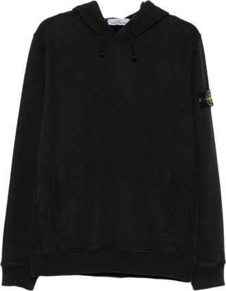 Stone Island Hoodies & sweatvesten, Heren, Zwart, S, Stone Island Truien