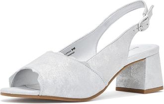 David Tate Desa Womens Dress Sandals White Antique : 10.5 WW (EE), Suede