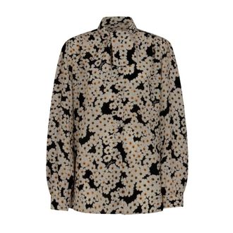 Valentino Garavani Blouse met knoopsluiting - Dames - Blouses - Zwart - S - Overhemden