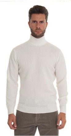 Hindustrie Kasjmiermix slim fit coltrui - Heren - Cashmere truien - Beige - 3XL - Kasjmier - Truien & Vesten