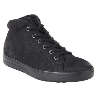 Ecco Ecco Fara 235343 Nubuck Womens Lace Up Trainers - Black - Size:UK 6.5-7