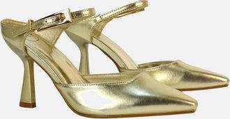 XY London Womens XY London Womens/Ladies Daisy May Pointed High Stiletto Heel Court Shoes - Gold - Size: 3