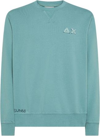 Sun 68 Cenere Sweatshirt vintage fleece - Heren - Sweatshirts - Groen - 2XL - Hoodies & sweatvesten