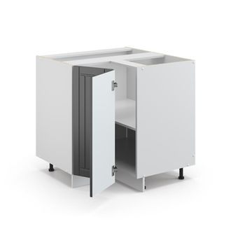 Vicco Armario De Esquina Fame-line, Antracita Casa De Campo, 80.5 Cm, Et Antracita