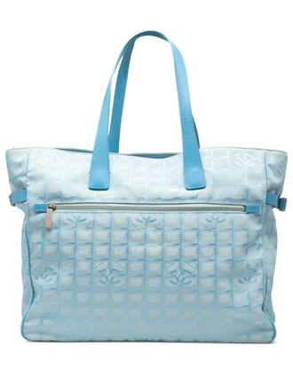 Chanel Borsa tote New Travel Line in nylon 2002-2003 - Blu