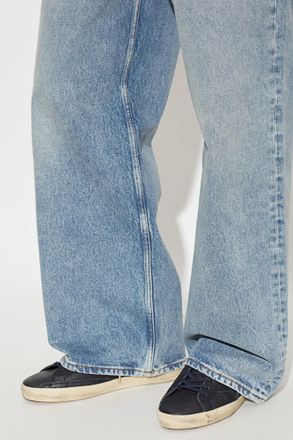 Golden Goose Super-Star Classic With List Sports Shoes, Mens, Navy Blue