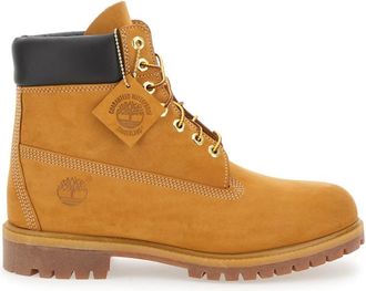 Timberland 6-Inch Premium Waterdichte Boot - Heren - Veterlaarzen - Beige - 46 EU - Leer - Schoenen