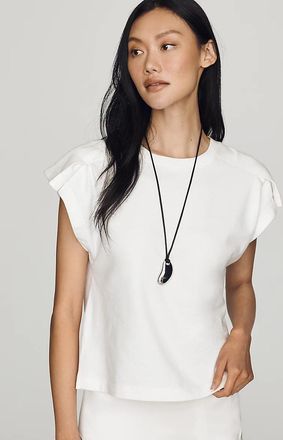 Maeve 100% Cotton Structured Tee