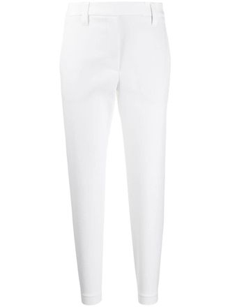 Brunello Cucinelli slim-fit trousers - White