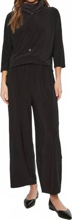Joseph Ribkoff Silky Knit Jumpsuit In Black