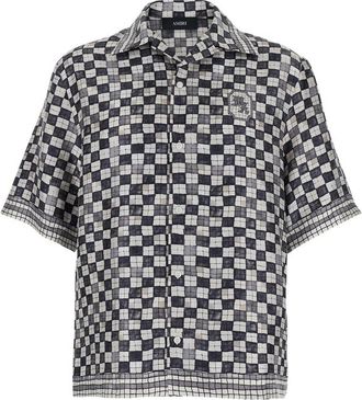 Amiri Checked Short-sleeve Shirt
