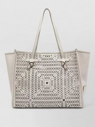 Gianni Chiarini marcella tote bag cut out design
