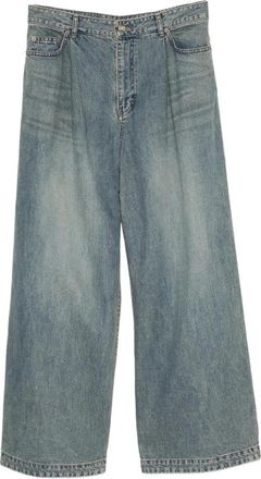 Juun.J Jeans, Heren, Blauw, S, Katoen, Sahara Wide-Leg Jeans