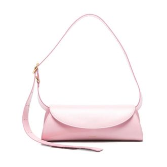 Jil Sander Shoulder Bags, female, Pink, Size: ONE SIZE Cannolo Small Shoulder Bag
