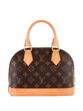 Louis Vuitton Alma Handbag Monogram Canvas BB crossbody bag - Brown