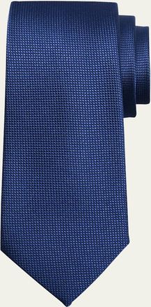 Charvet Mens Micro-Textured Silk Tie