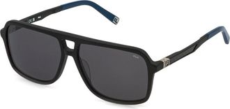 Fila SFID22 0703 Mens Sunglasses Black Size 60