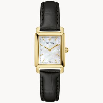 Bulova Sutton Dames Zwarte Horloge 97P166