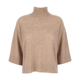 Fabiana Filippi Turtleneck Trui - Dames - Coltruien - Beige - L - Truien & Vesten