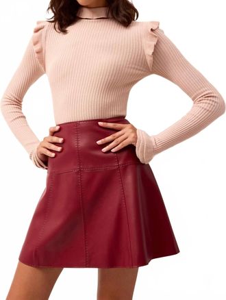 Marie Oliver Tinley Turtleneck Top In Champagne