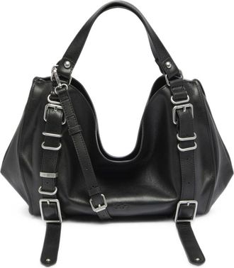 Diesel Soft-Silhouette Black Bag With Dual Handles And Adjustable Strap