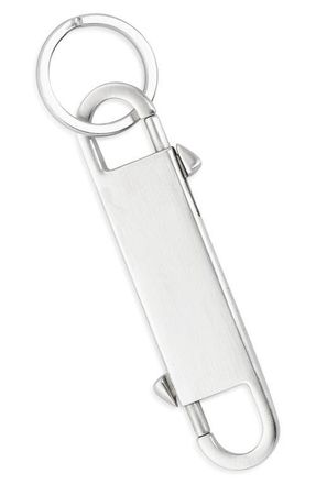 Rick Owens Gemini Keychain in Palladium at Nordstrom