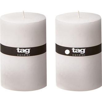 Tag Chapel White Pillar Candle Unscented Long Burning Home Decor at Nordstrom