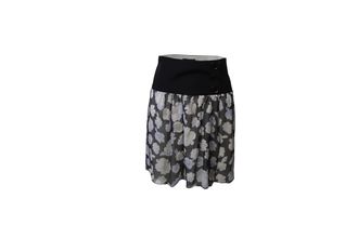 Emporio Armani Floral Skirt in Multicolor Silk
