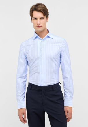 Eterna Langarmhemd ETERNA SLIM FIT, Herren, Gr. 46, Normalgr&ouml;ssen, himmelblau, 58% Baumwolle, 42% Polyester, schmal, Manschette, Hemden Langarmhemd, NON IRON