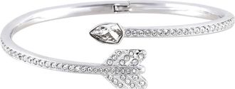 Swarovski Idyllia Mixed Cuts Arrow Bangle, Size Small