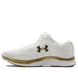 Under Armour Charged Bandit 6 White Metallic Gold Luster 3023019-102