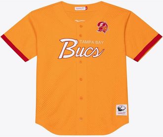 Mitchell & Ness Mens Mitchell & Ness Orange Tampa Bay Buccaneers Head Coach Mesh Full-Button Fashion Jersey at Nordstrom, Size Xxx-Large